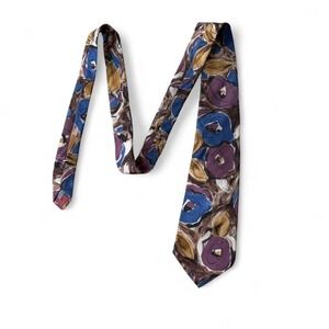 Vintage Abstract Floral Tie
